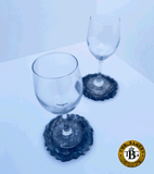Wine Holder with Coaster Set